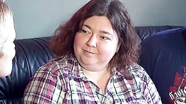 Chubby German Housewife Tries First Porn Casting With Her Husband