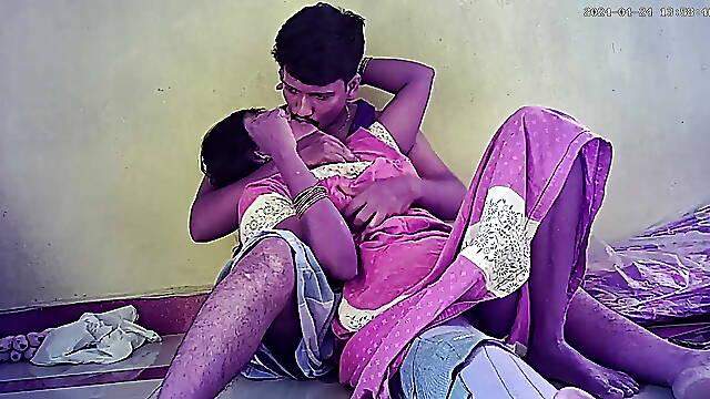 Indian village house wife and Housband romantic movement