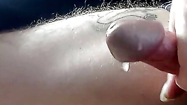 A stranger jerks off my dick on public transport until I cum