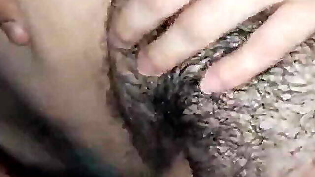 My pussy is pounded there by my partner until crot in pussy