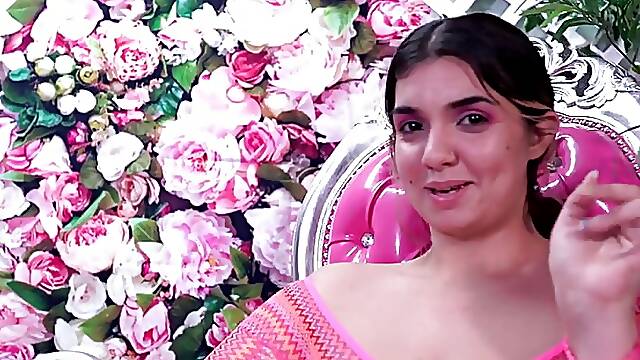 Chubby Babe with Huge Boobs Rose D Kush Rides Her Favorite Dildo