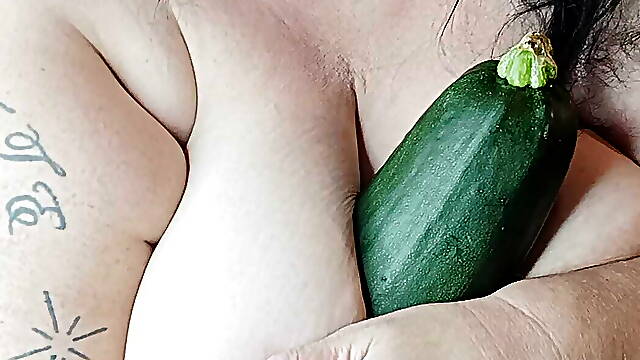 She Grows Em Huge for Her Ass Which Toy Will This Bitch Choose Bet Its the Zuchinni in Betweeni