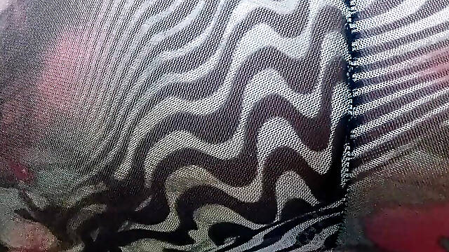 My Stepfather Saw My Thong and Pussy in Transparent Leggings