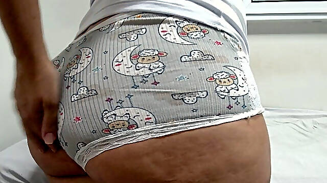Big nipples and showing off my huge ass hole