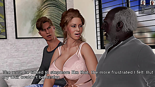 Cuckold Stepson watching when a old man(grandpaa) fuck his stepmom.