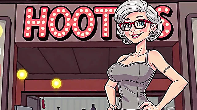 Hooters Cartoon Art