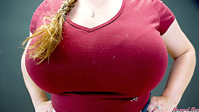 Voluptuous Blonde Tattoo Gwen Goddess Messy Throat to Deep Slam Passion!