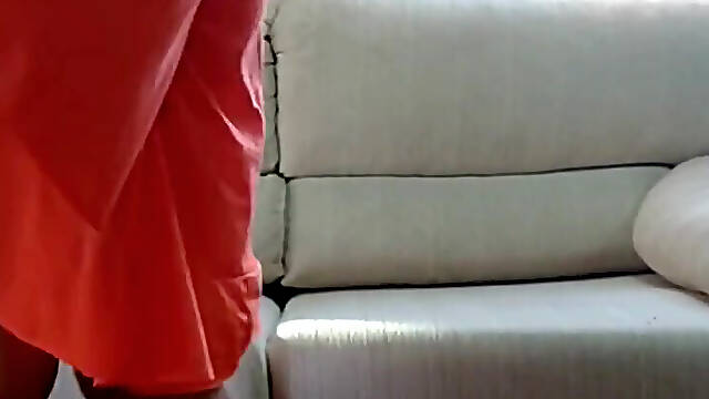 My stepmother trimming her hair and showing off to the street, filmed and sent me and asked if it was good.