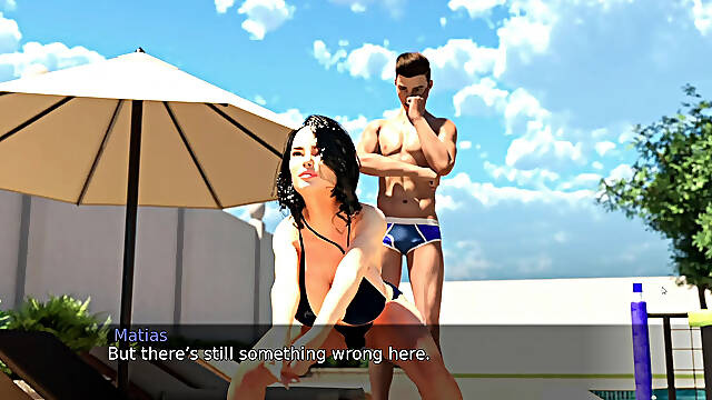 Friend Stepmom Big Ass Turns Matias Cock Hard While Volleyball Training