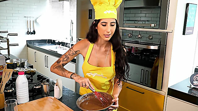 Hot Lesbian Latinas cooking - Part 3 - SFW