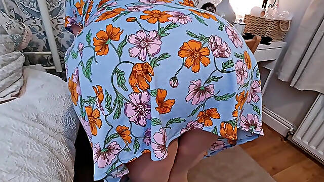 Lick My Pantyhose - BBW MILF Slut Wife Saggy Tits Slut 260503