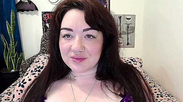 Fat Pussy MILF Reaction, Creamy Masturbation Crotchless Lingerie Orgasm