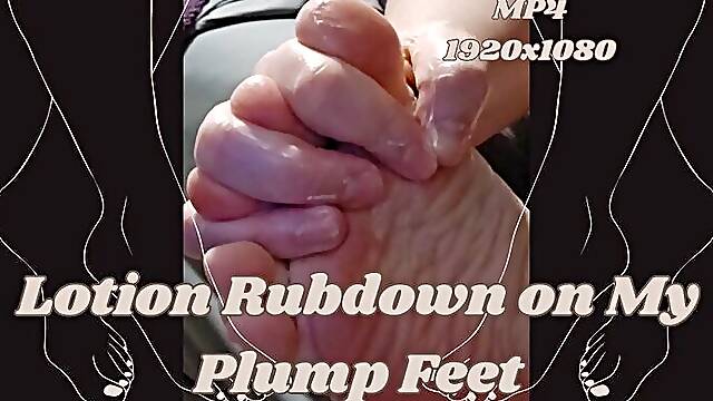 SSBBW Rachels Toe Curling Delight: Lotion Rubdown on My Plump Feet MP4 1920x1080