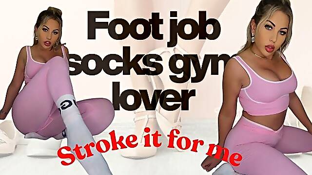 Stroke it for my white socks