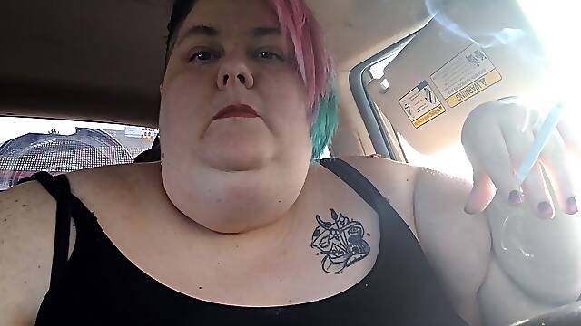 Car smoking and burps, tummy rumbling and even a farting