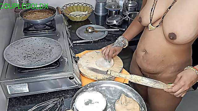 While making roti, I pushed it hard to do two things at once.