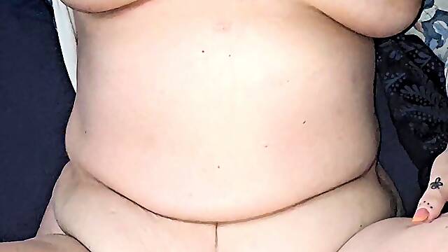Sexy British BBW wife takes my huge cock up her asshole till I cum