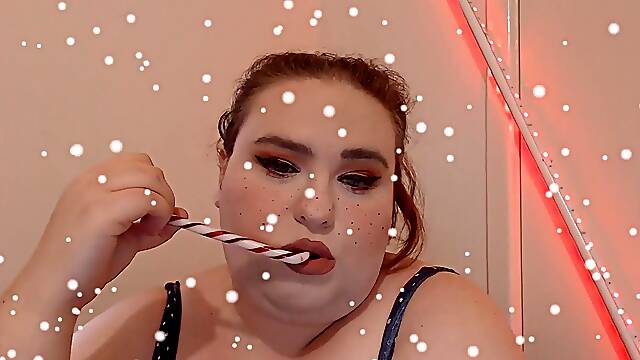 Teasing you with this candy cane