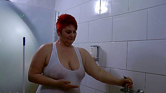 Annadevot - Transparent swimsuit under the shower