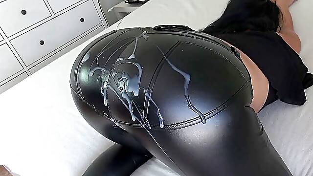 Plump leather ass! Would you fuck him