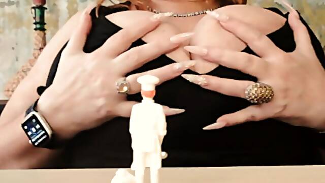 Giant Boobs Capture Tiny Man Giantess Sam38g
