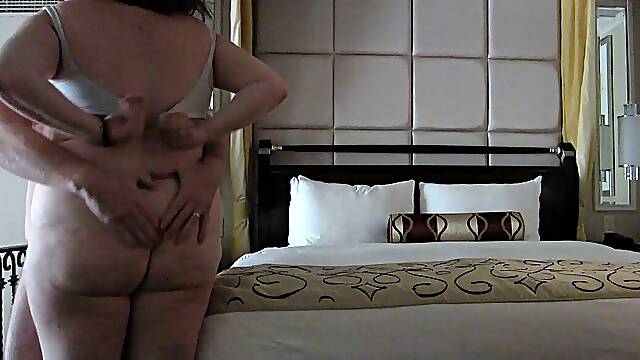 Wife cheating on husband in business conference hotel room