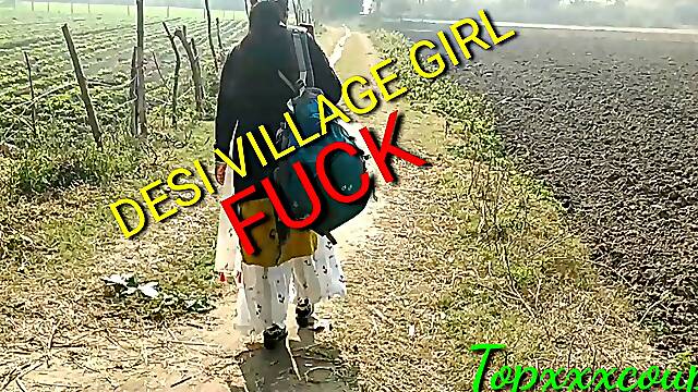 Indian Desi Village Girl Hard Fuck with Blowjob