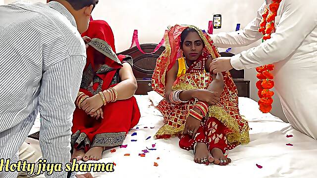 First Night of a Newly Married Desi Beautiful Girl with Addicted Husband