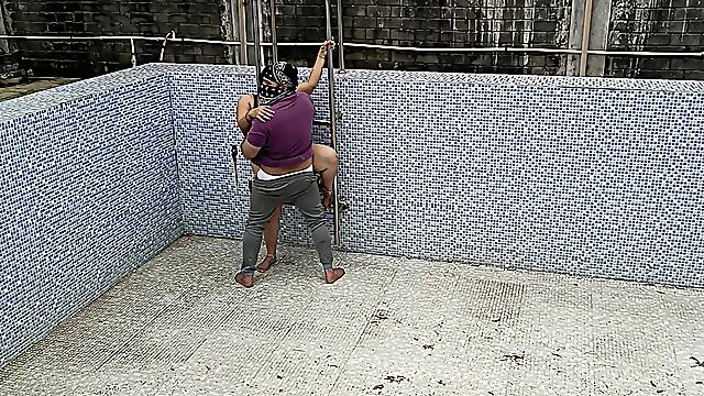 Indian Telugu Romantic Couple Enjoying Sucking Doggy Style Hard-core Fucking in Swimming Pool Telugu-fuckers