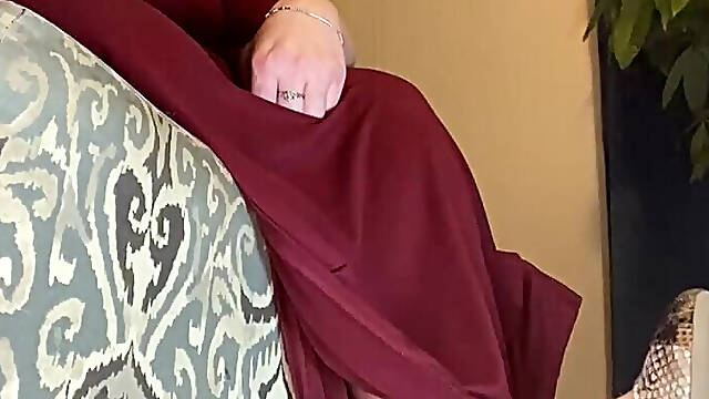 She Dangles and Shakes Her Foot While Instructing You to Cum -part 1 Out of 2