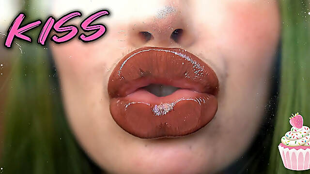 Cute Elf Girl Kisses You with Plump Sweety Lips