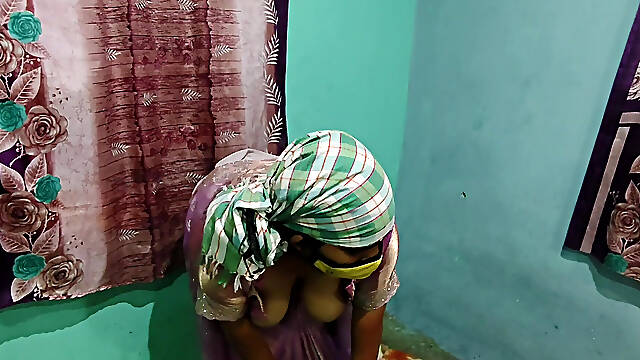 After Shower Sex with Saree and She Love It