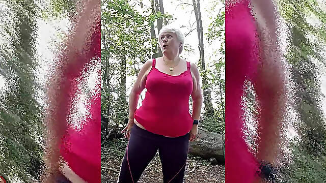 Striptease in the Woods