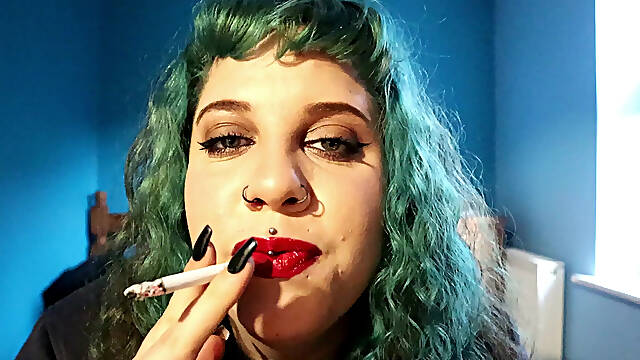 Asmr Whispering Smoking Tease: Stroke for My Tits & Cum When I Extinguish