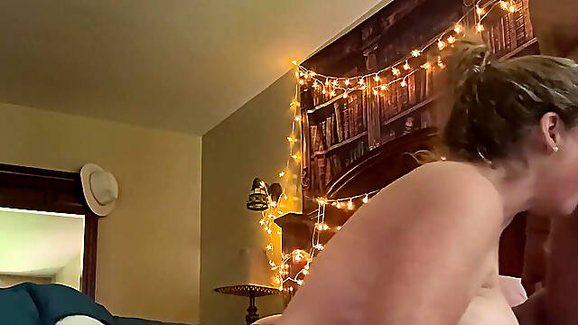 Helping Stepdaddy with a Hard Cock