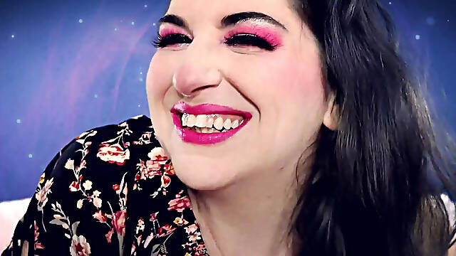 Pink Lipstick on Plexiglass Asmr