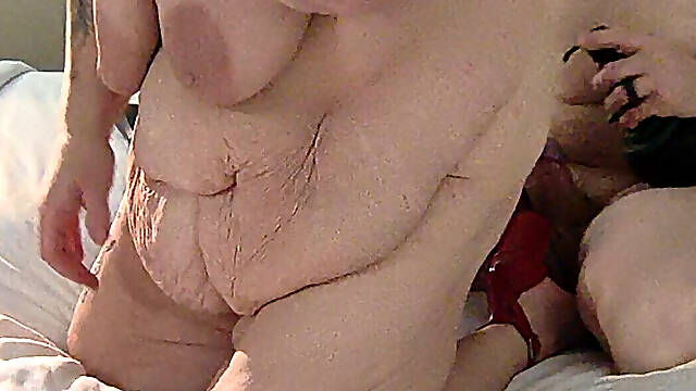 Oh Mr Gavore You Are Making Me Pour as U Fuck Me on This Bed in My High Heels in Red